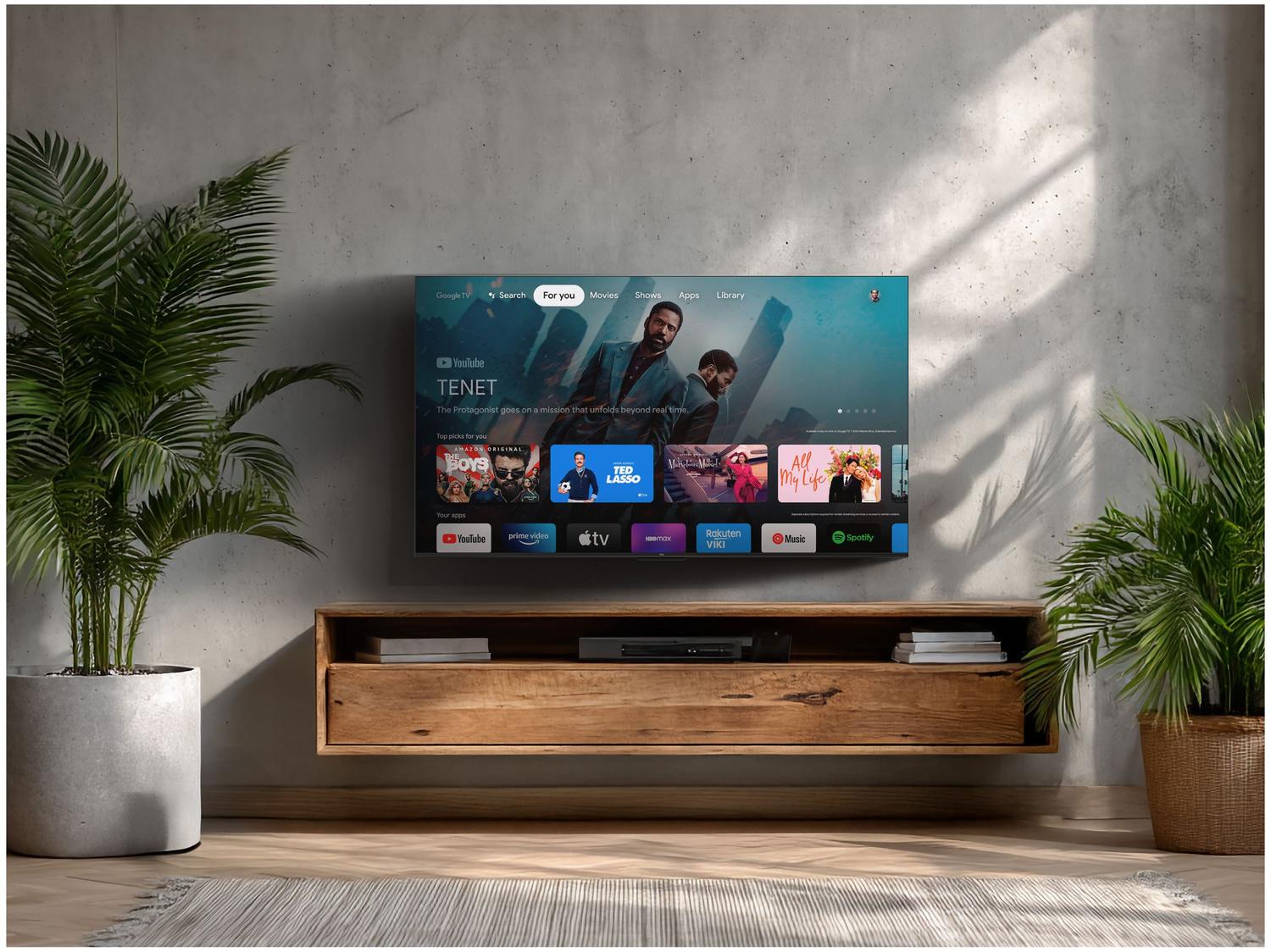 Smart TV 50” 4K LED TCL 50P635 VA Wi-Fi Bluetooth HDR Google