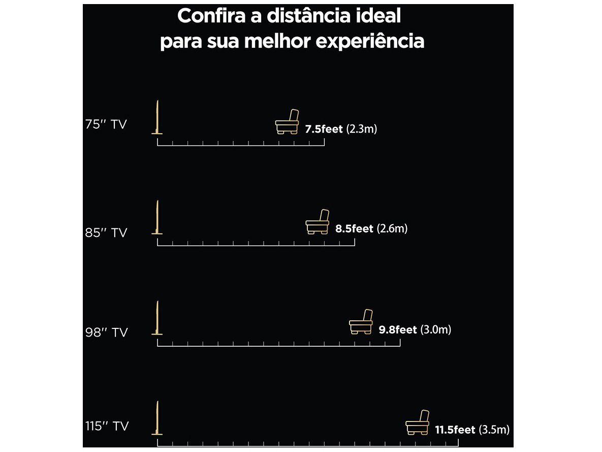 Smart TV 50” 4K UHD QLED TCL 50C655 Wi-Fi