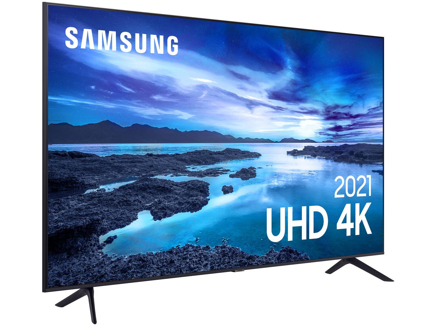 Smart TV 50” Crystal 4K Samsung 50AU7700 WiFi Bluetooth HDR Alexa