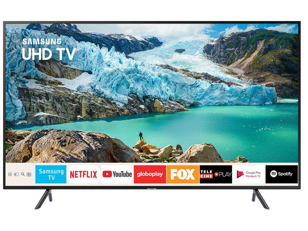 Smart TV 55” 4K LED Samsung UN55RU7100GXZD Wi-Fi Bluetooth HDR 3