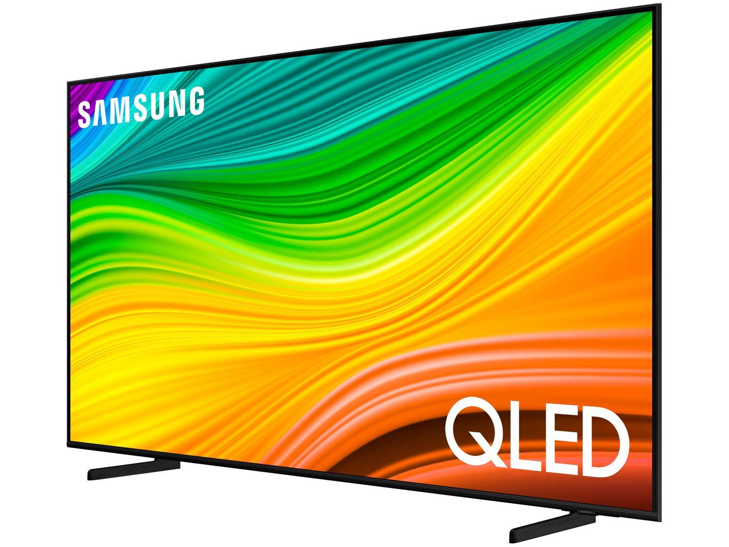 Smart TV 55" 4K QLED Samsung 55Q60DA Wi-Fi Bluetooth Alexa 3 HDMI 2 USB