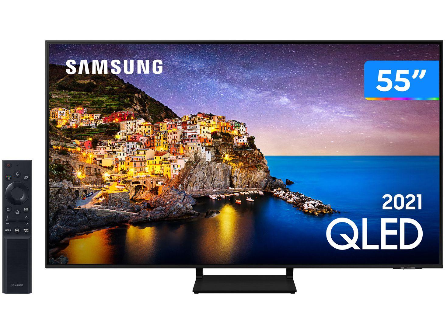 Smart TV 55” 4K QLED Samsung 55Q70A Wi-Fi - Som em Movimento Virtual ...