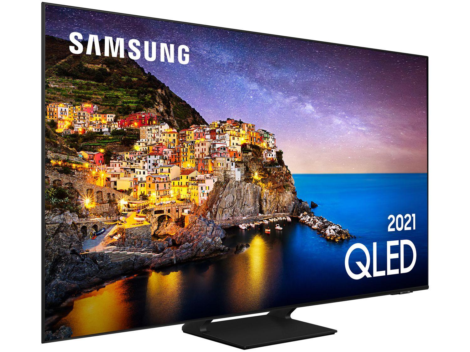 Smart TV 55” 4K QLED Samsung 55Q70A Wi-Fi - Som em Movimento Virtual ...