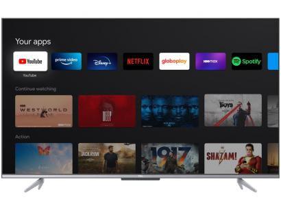 Smart TV 55” 4K UHD LED TCL 55P725 VA Wi-Fi