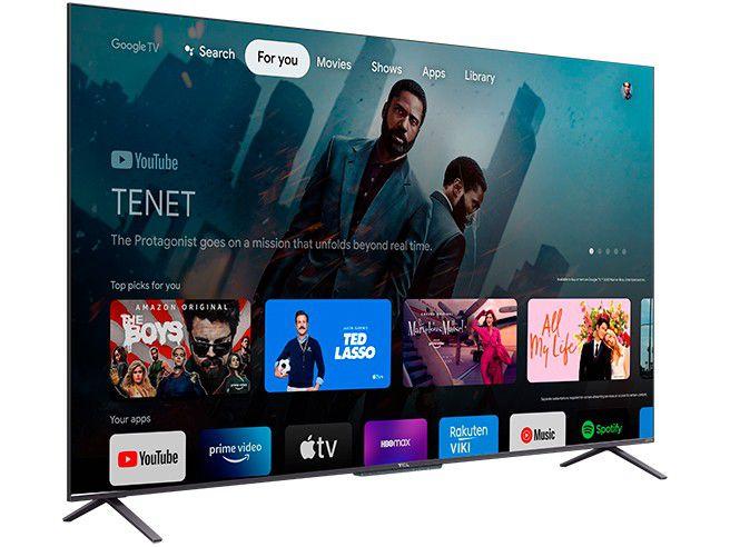 Smart TV 55” 4K UHD QLED TCL 55C725 VA Wi-Fi