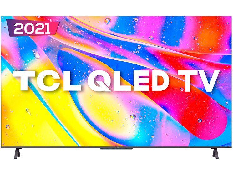 Smart TV 55” 4K UHD QLED TCL 55C725 VA Wi-Fi