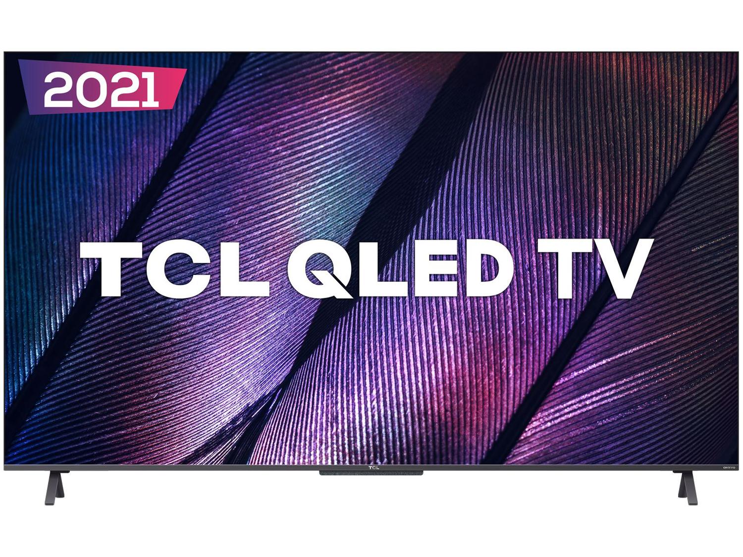 Smart TV 55” 4K UHD QLED TCL 55C725 VA Wi-Fi