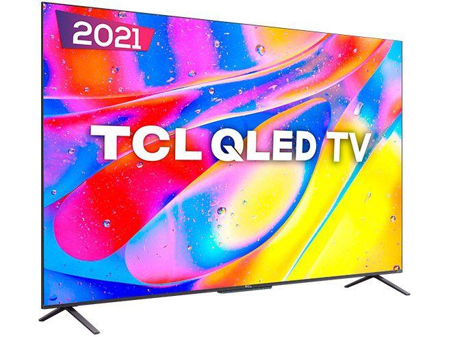 Smart TV 55” 4K UHD QLED TCL 55C725 VA Wi-Fi