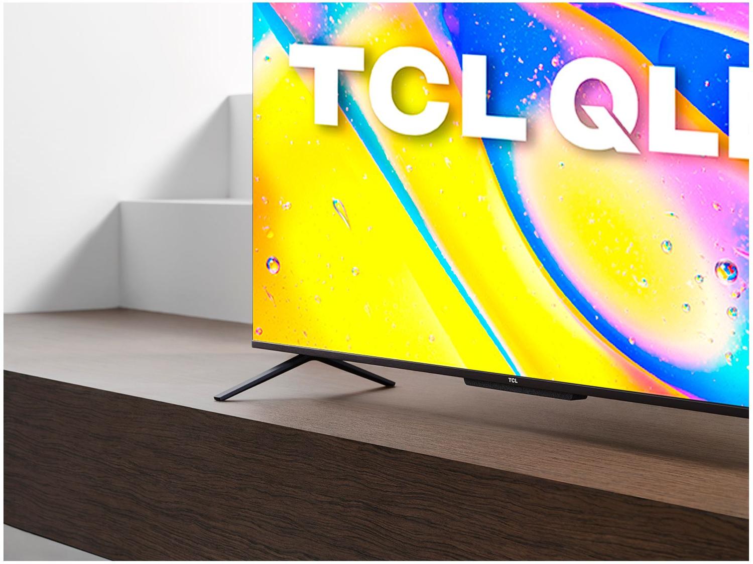 Smart TV 55” 4K UHD QLED TCL 55C725 VA Wi-Fi