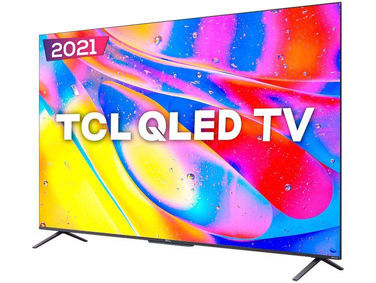 Smart TV 55” 4K UHD QLED TCL 55C725 VA Wi-Fi