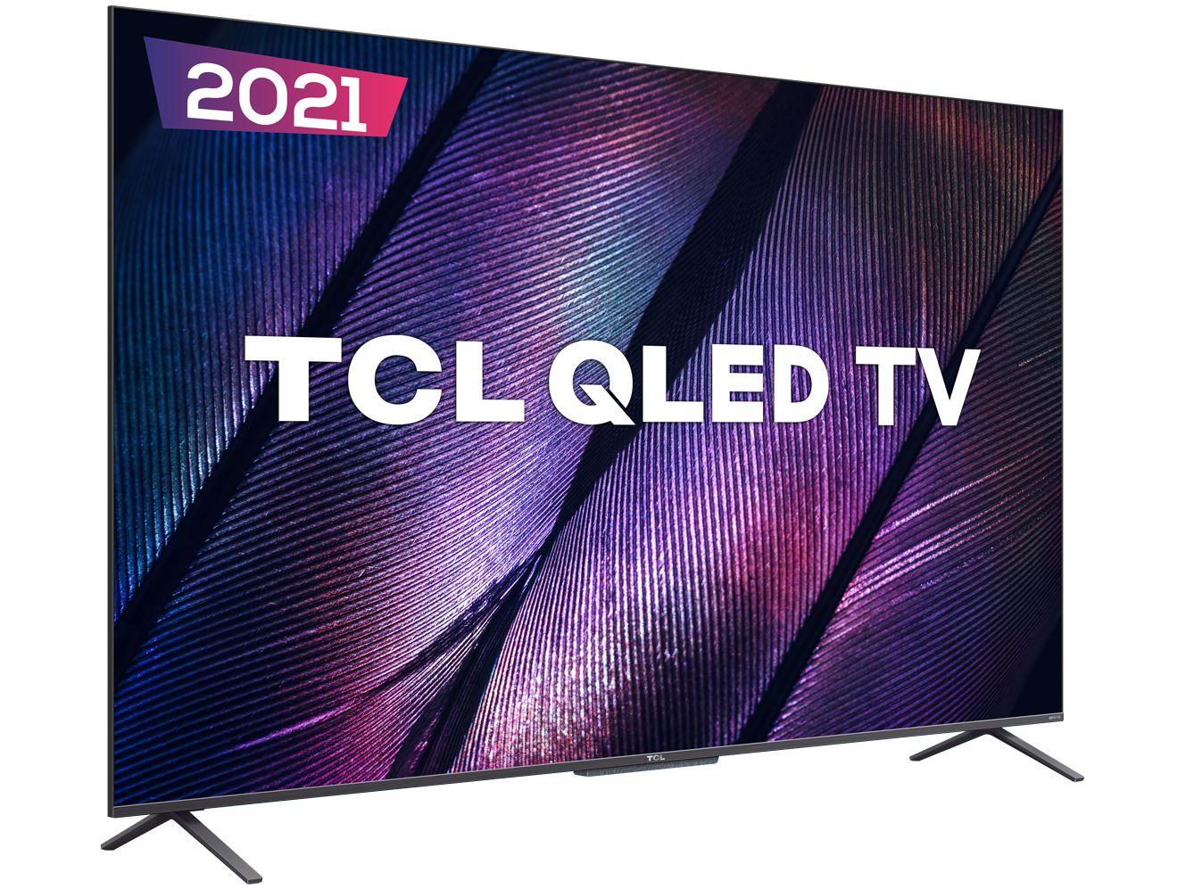 Smart TV 55” 4K UHD QLED TCL 55C725 VA Wi-Fi