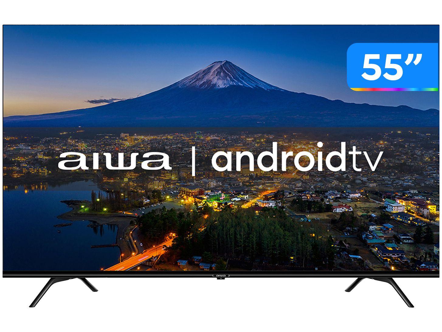 Smart TV 55” 4K Ultra HD D-LED Aiwa IPS Android