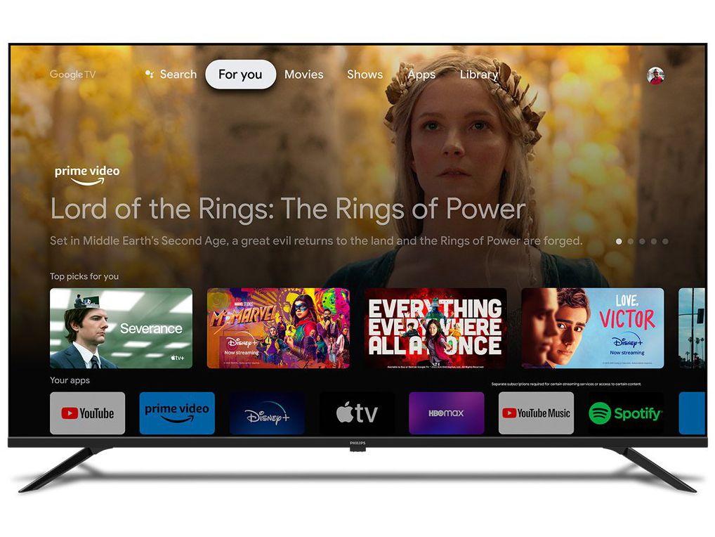 Smart TV 58" 4K UHD LED Philips 58PUG7019/78 Wi-Fi Bluetooth Google Assistente 3 HDMI 2 USB