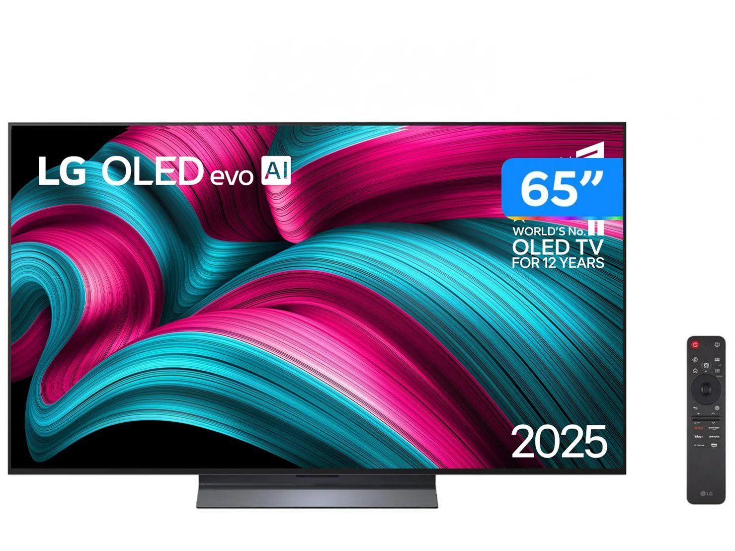 Smart TV 65" LG 4K OLED OLED65C5PSA webOS 25 a9 AI Processor 4K Gen8 Alexa 4 HDMI 2.1 3 US