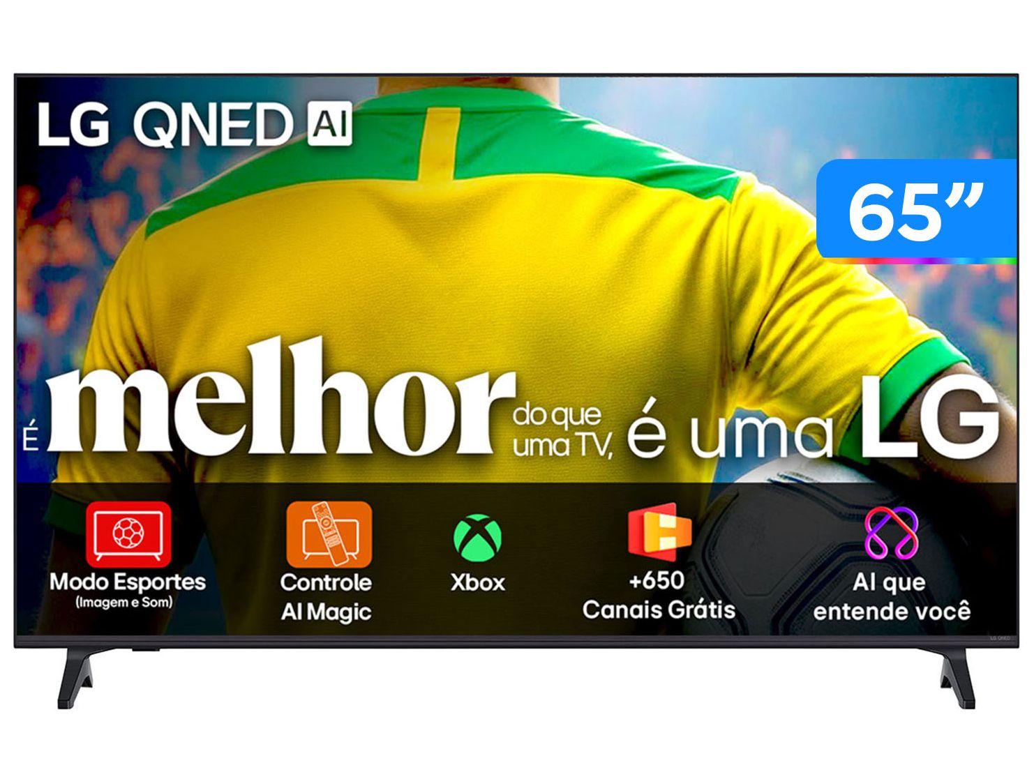 Smart TV 65" LG 4K Ultra HD QNED 65QNED73ASA WebOS 2025