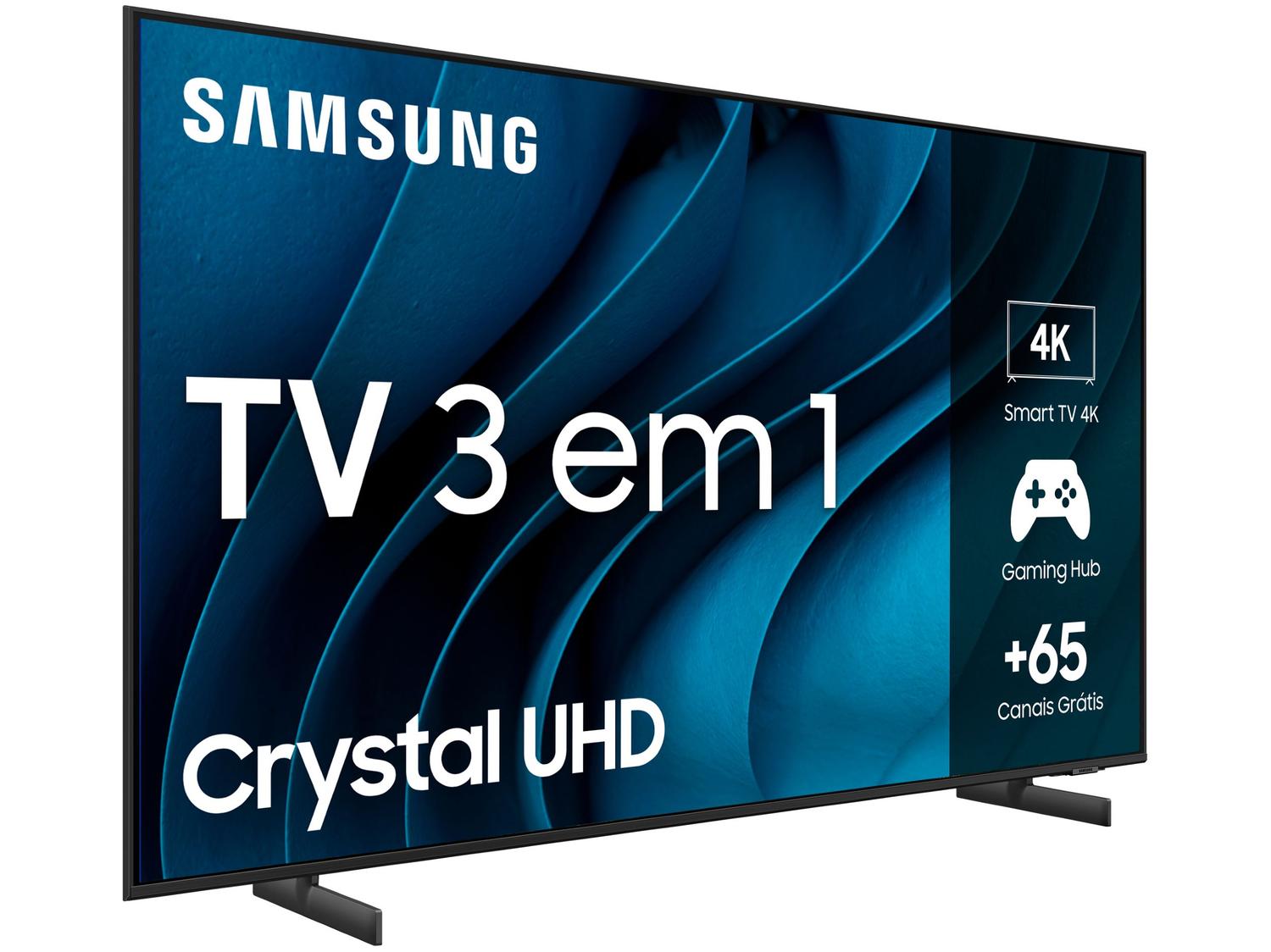 Smart TV 65” UHD 4K LED Crystal Samsung 65CU8000