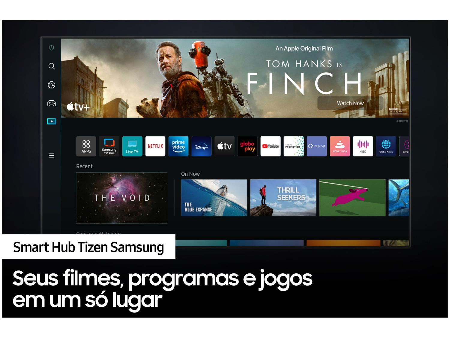 Smart TV 65” UHD 4K LED Crystal Samsung 65CU8000