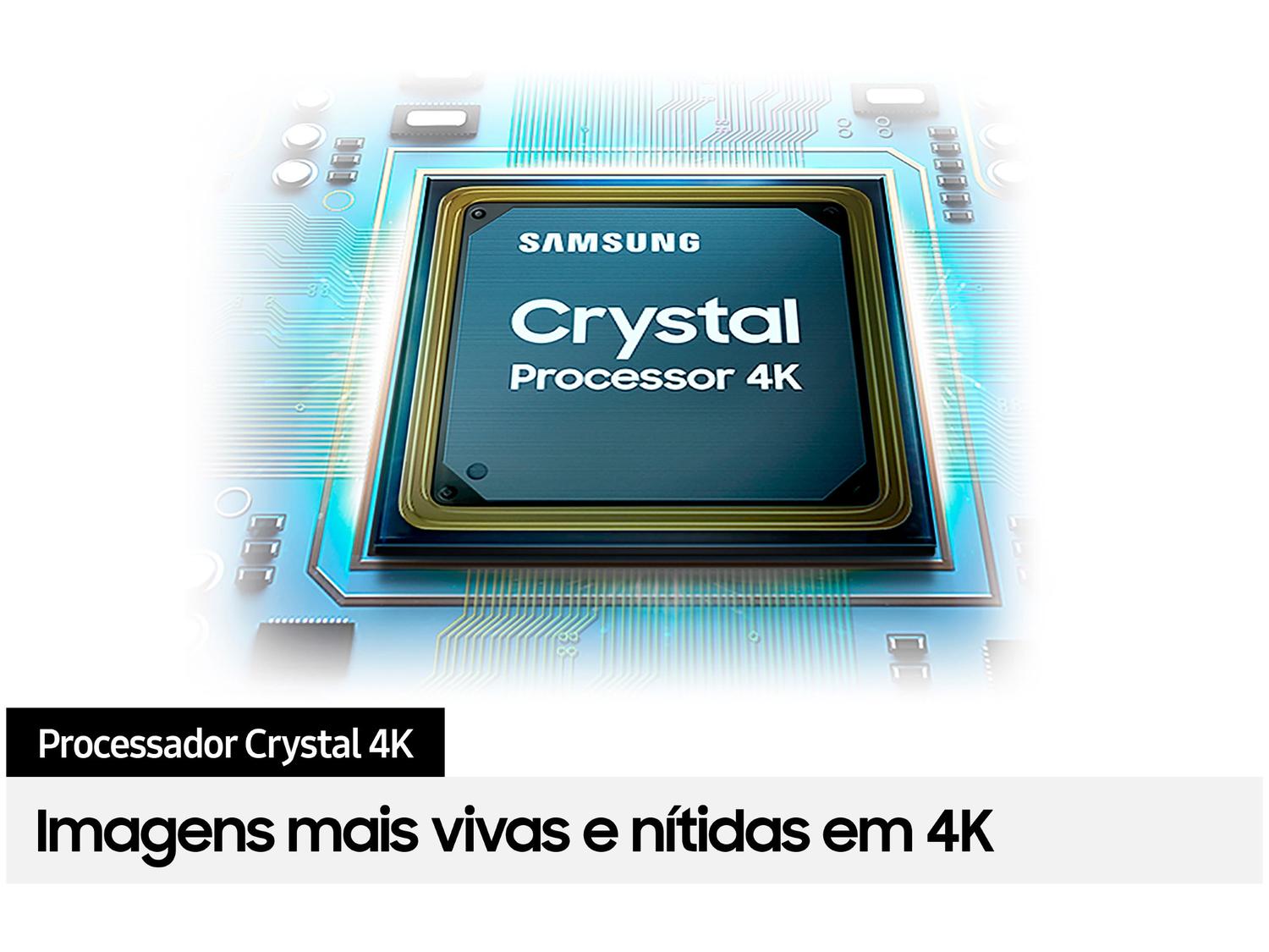 Smart TV 65” UHD 4K LED Crystal Samsung 65CU8000