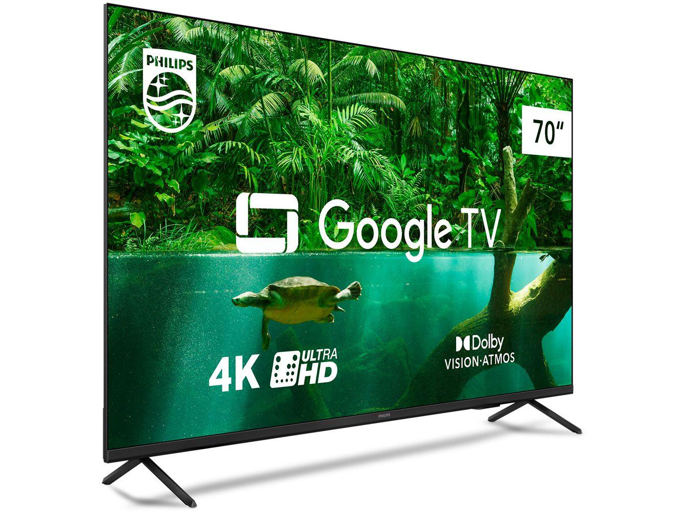 Smart TV 70” 4K UHD D-LED Philips Série 7408 VA Wi-Fi Bluetooth Google ...