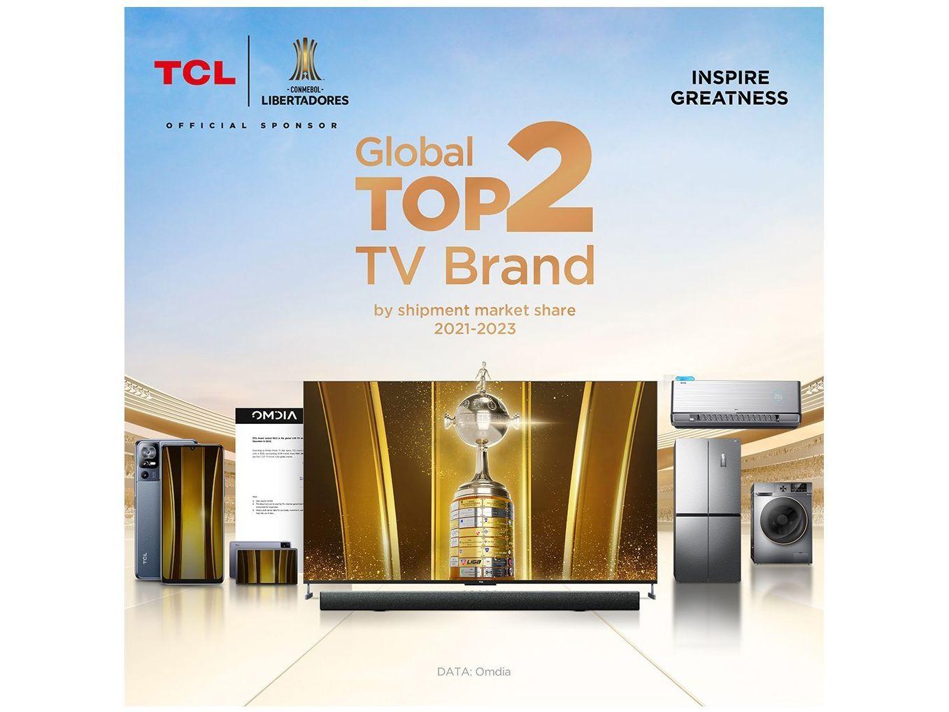 Smart TV 75" 4K UHD LED TCL 75P755 Wi-Fi Bluetooth 3 HDMI 1 USB