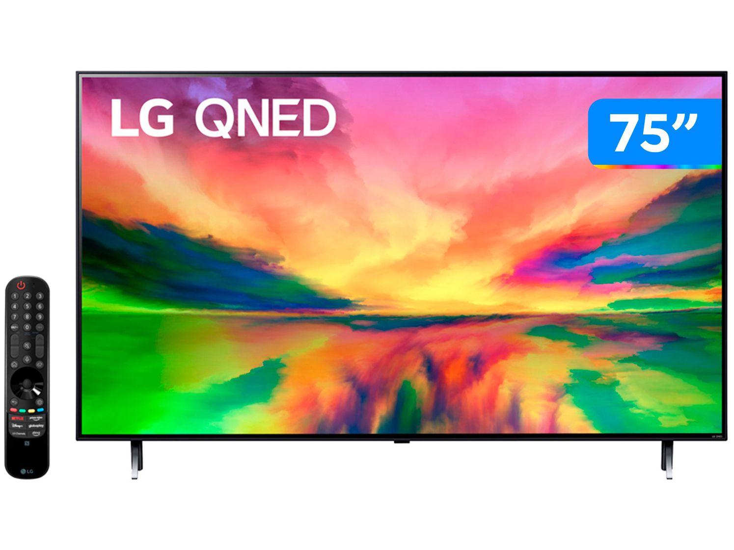 Smart TV 75” 4K UHD QNED LG 75QNED80 120Hz