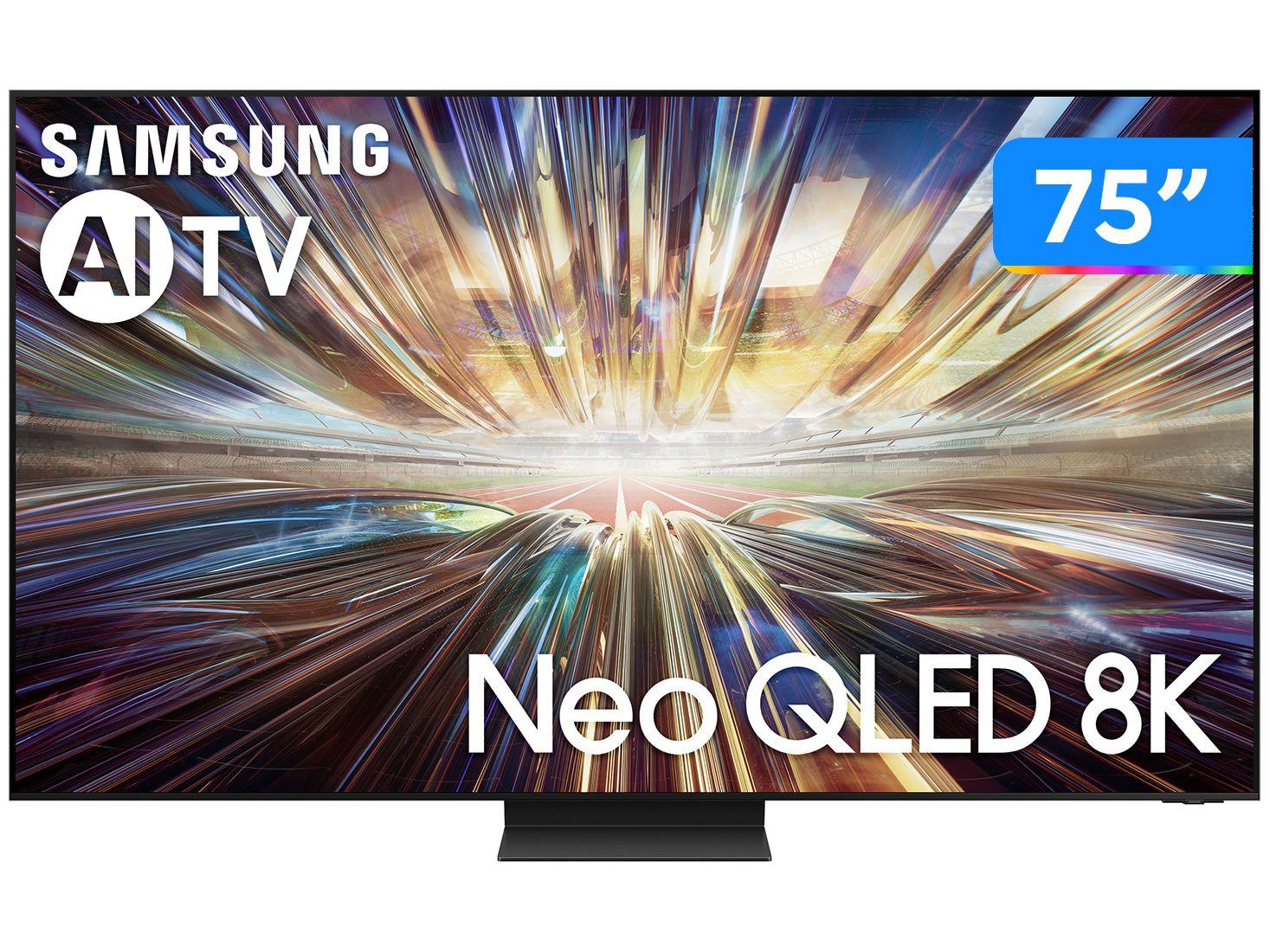 Smart TV 75” 8K Neo QLED Samsung AI Big TV QN75QN800