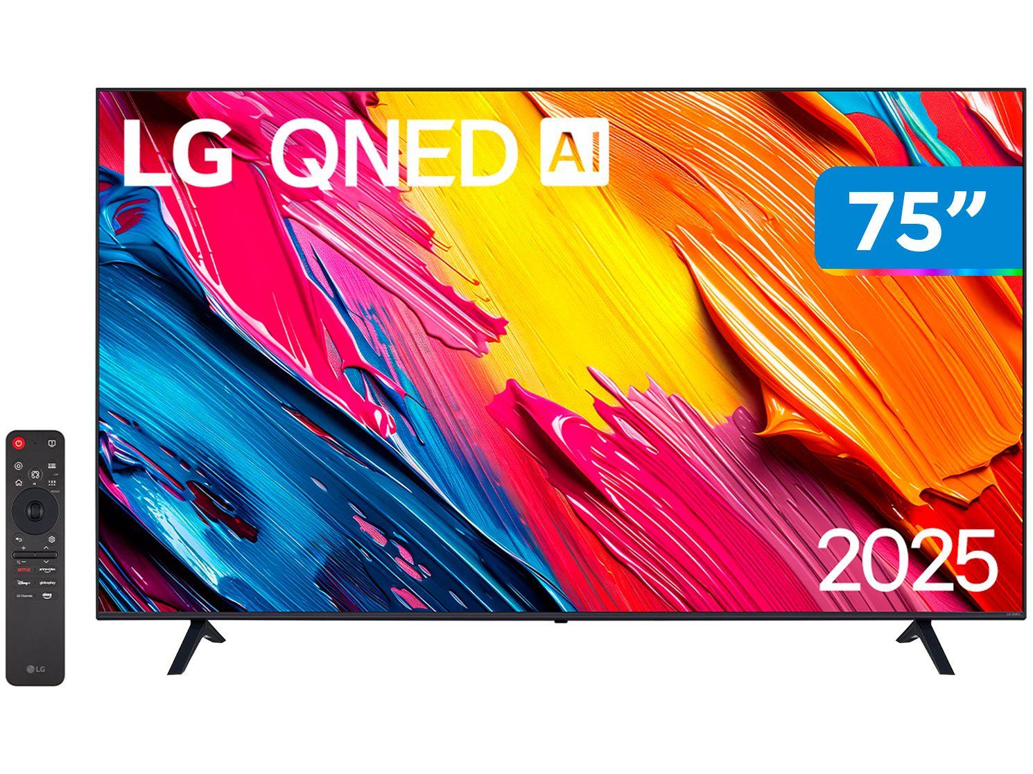 Smart TV 75" LG 4K QNED QNED70 75QNED70ASA webOS 2025