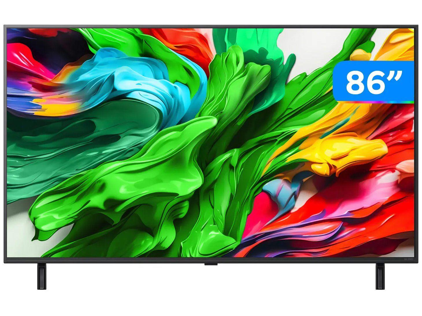 Smart TV 86" LG 4K QNED MiniLED 86QNED85ASG webOS 25 a8 AI Processor 4K Gen2 Alexa 4 HDMI 2 US