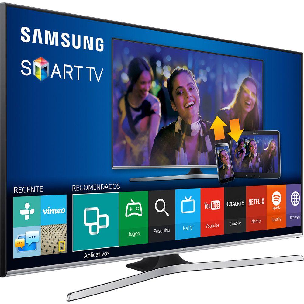 Smart TV LED 32” Samsung Full HD 3 HDMI Série 5 WiFi Integrado UN32J5500AGXZD Smart TV