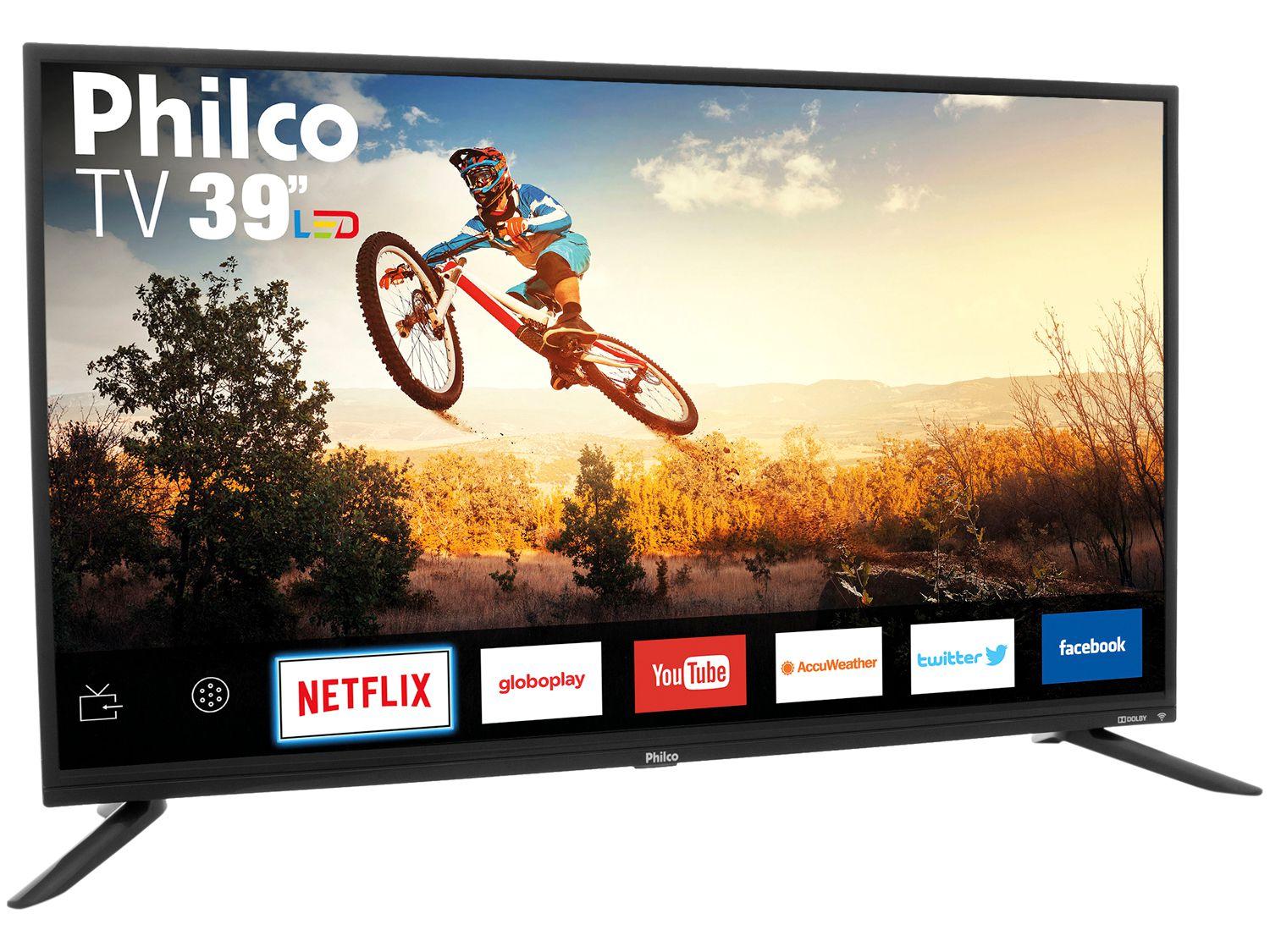 Smart TV LED 39” Philco PTV39E60SN Wi-Fi - 2 HDMI 1 USB - Smart TV ...