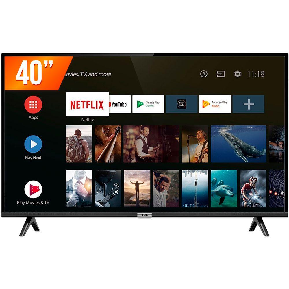 Smart TV LED 40'' Full HD TCL 40S6500S Android OS 2 HDMI 1 USB WiFi