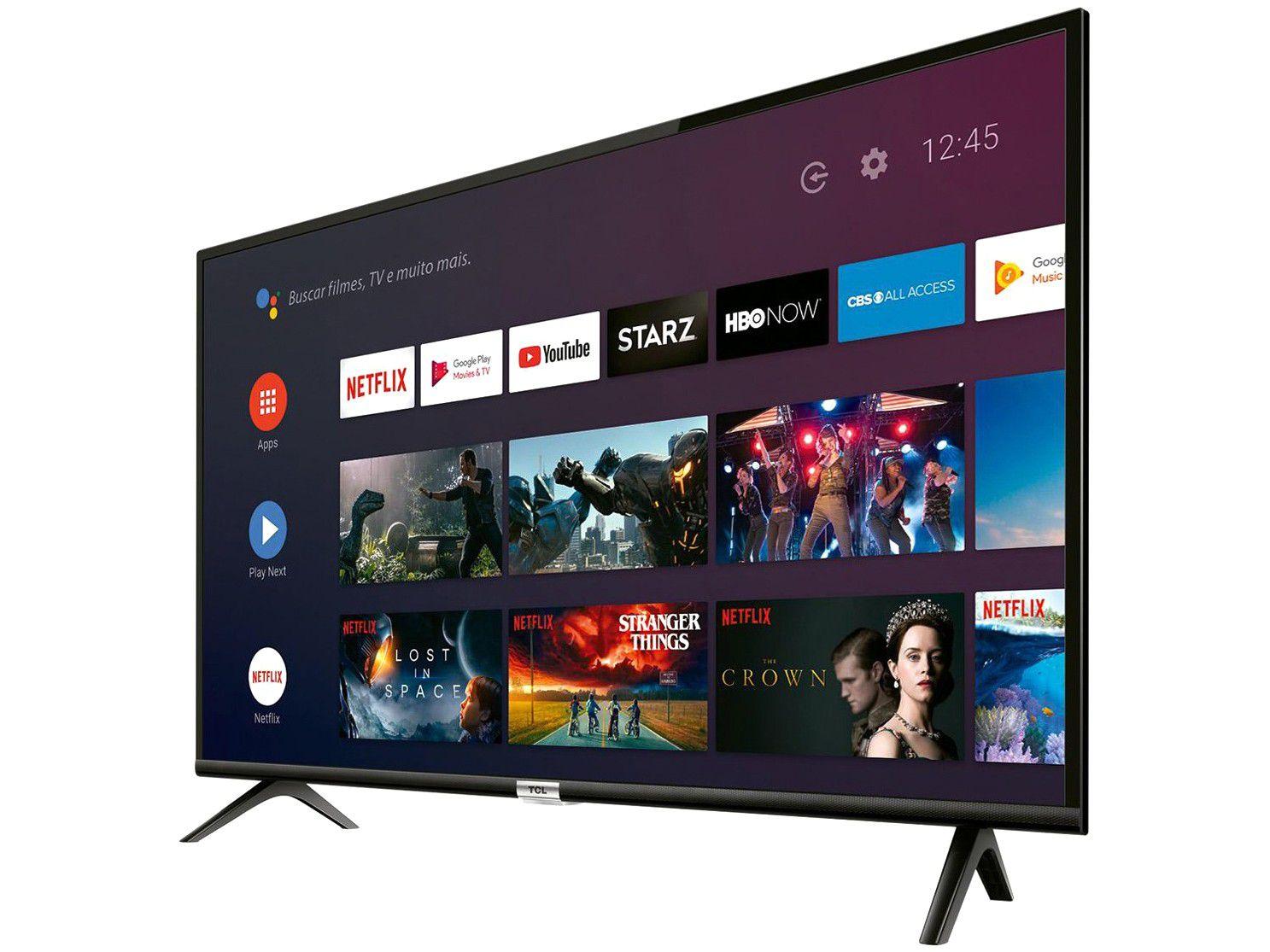 Smart TV LED 40” SEMP TCL 40S6500 Full HD Android WiFi HDR