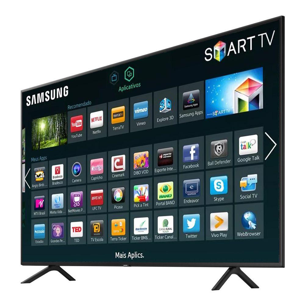 Smart TV LED 43 Ultra HD 4K Samsung NU7100 HDMI USB WiFi Integrado Conversor Digital Smart TV