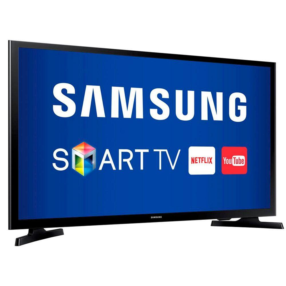 Smart TV LED 48” Full HD Samsung 48J5200 2 HDMI 1 USB Wi-Fi Integrado ...