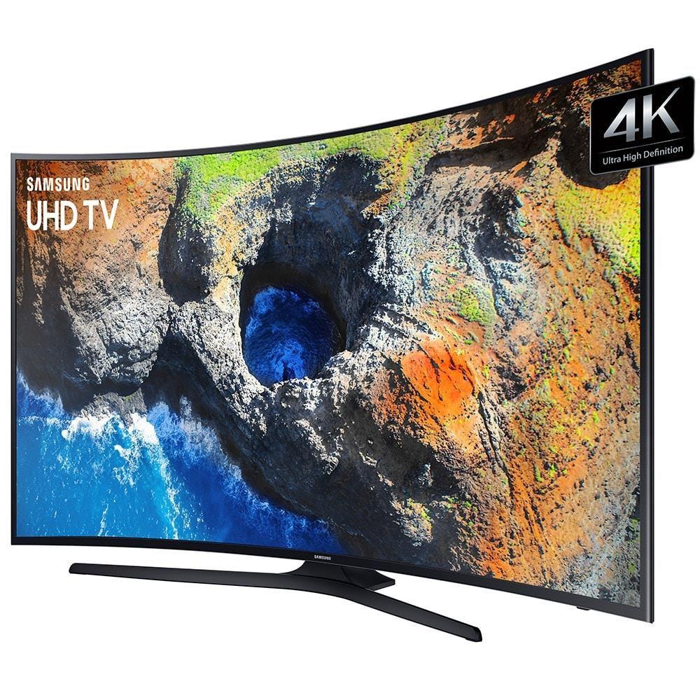 Smart TV LED 49” Samsung UN49MU6300 Tela Curva 4K Ultra HD HDR WiFi 2 USB 3 HDMI e 120Hz