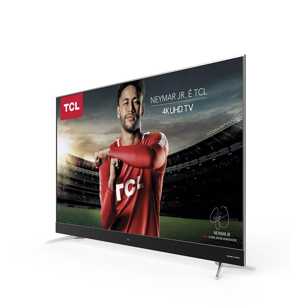 Smart TV LED 65” Ultra HD 4k TCL 65C2US HDMI USB Android TV Soundbar