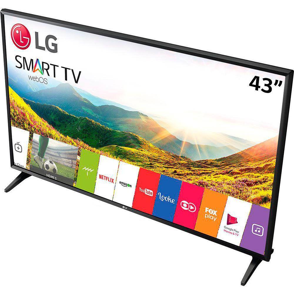 Smart TV LED LG 43 Polegadas Full HD HDMI WebOs com Conversor Digital
