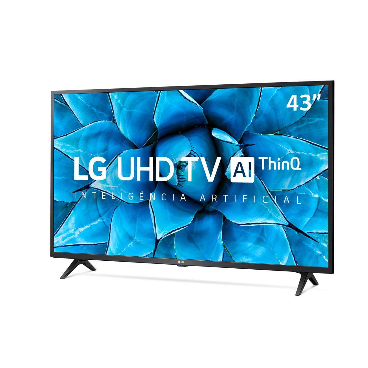 Smart Tv Lg 43 4k Uhd Wifi Bluetooth Hdr Inteligencia Artificial Thinq Ai Google Assistente Alexa Iot Smart Tv Magazine Luiza
