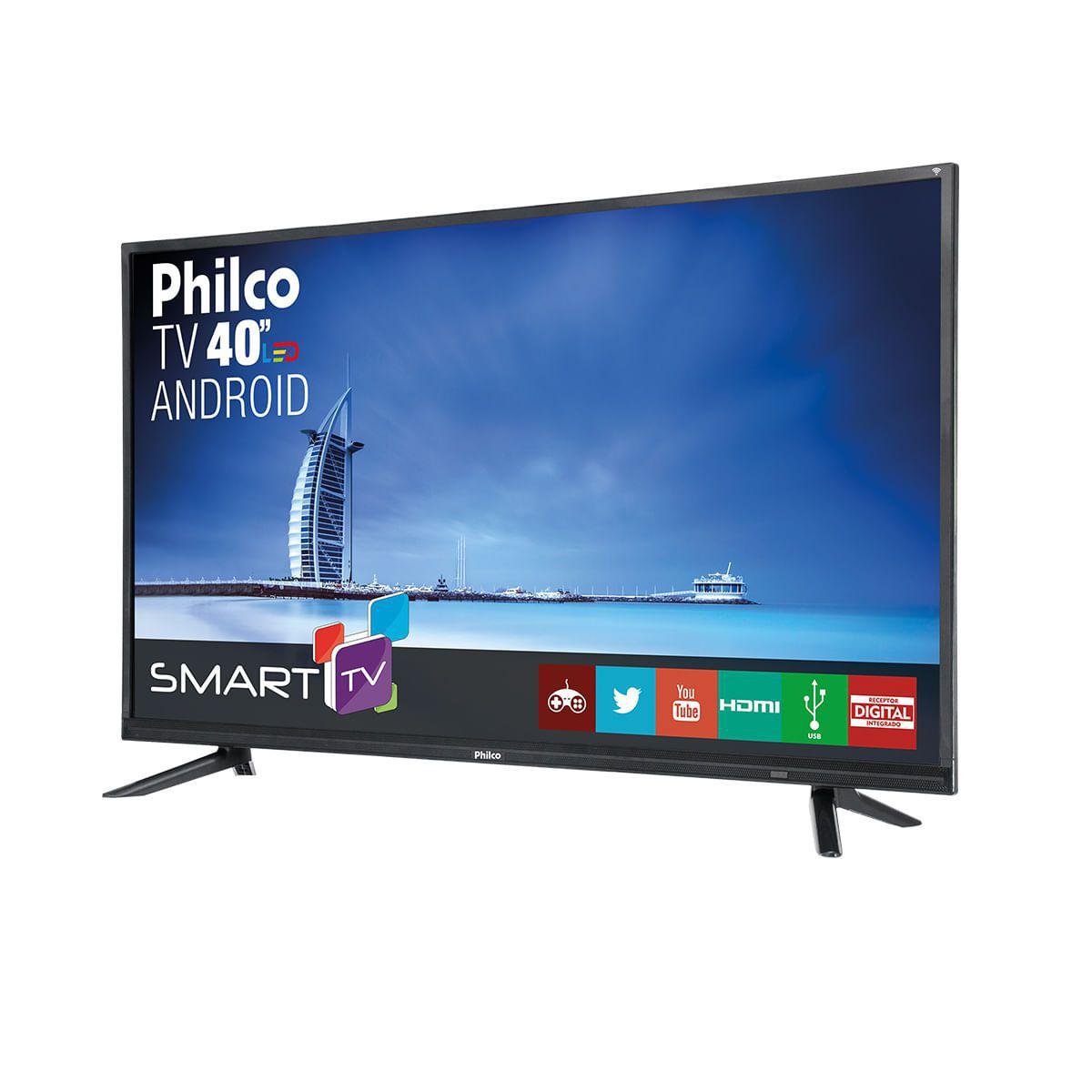 Smart TV Philco 40” PH40E20DSGWA LED Android Smart TV Magazine Luiza