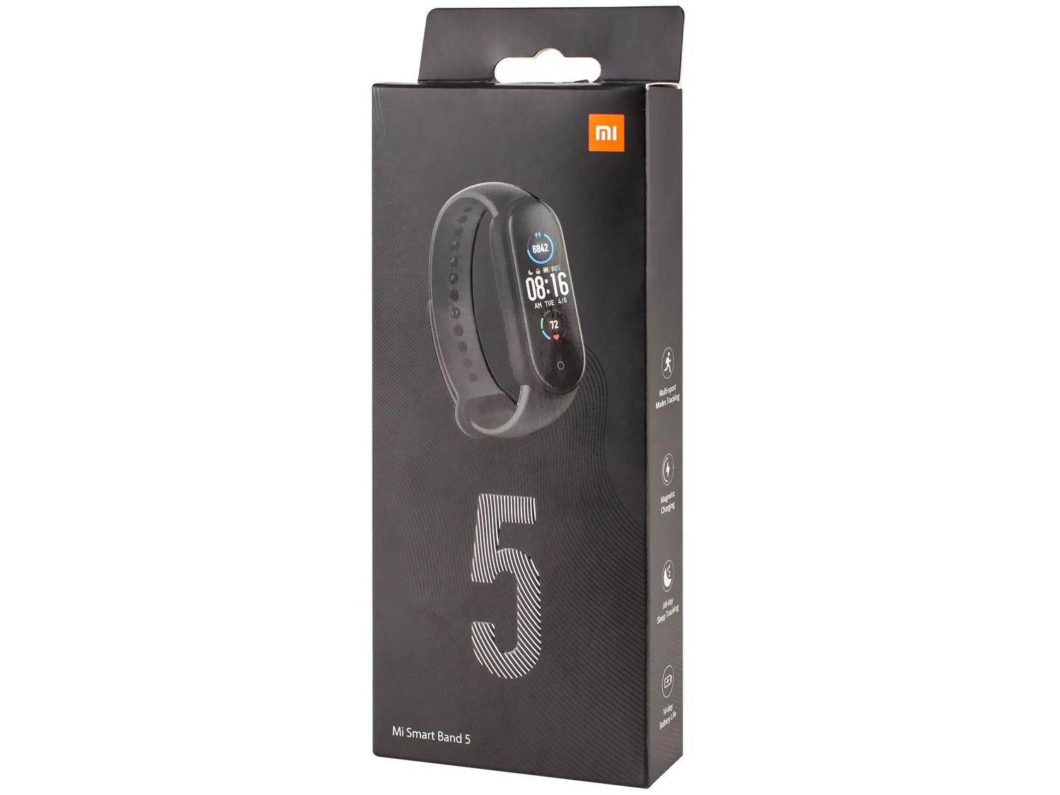 Smartband Xiaomi Mi 5 Preta