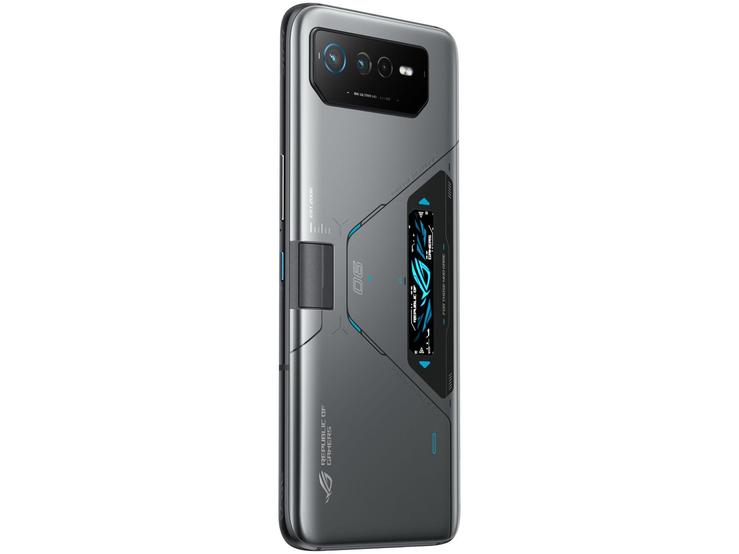 Smartphone Asus Rog Phone 6D Ultimate 512GB Cinza 5G Mediatek 16GB RAM 6,78" Câm. Tripla + Selfie 12MP Dual Chip