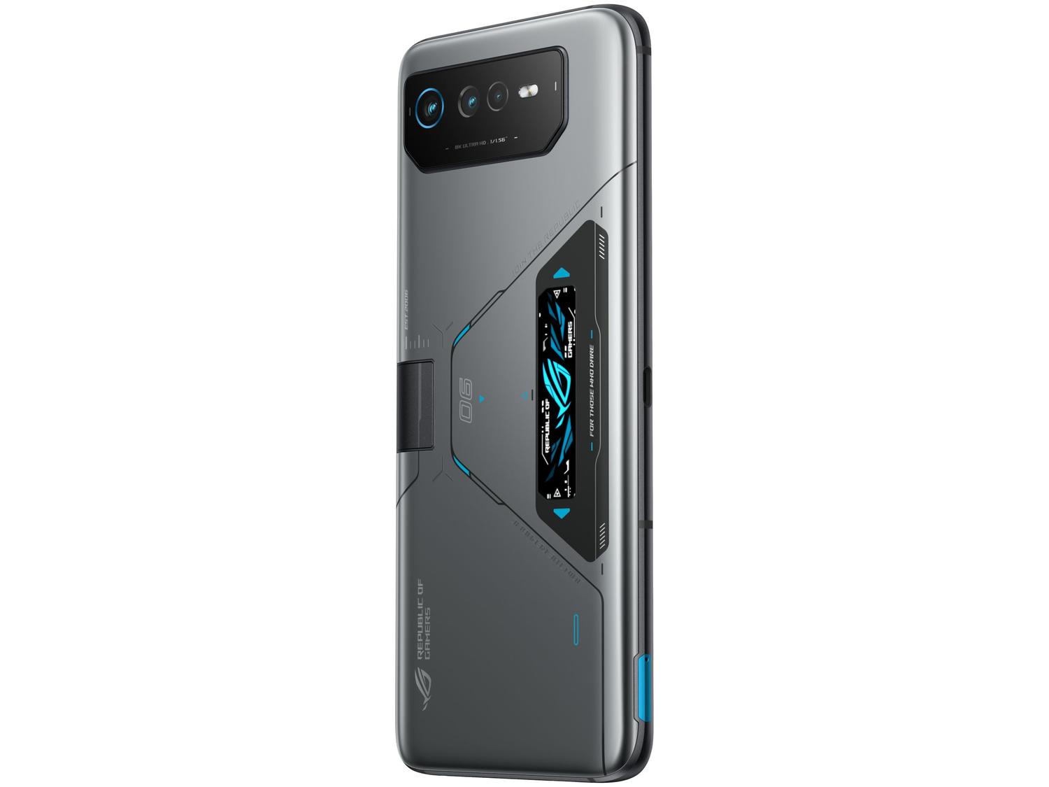 Smartphone Asus Rog Phone 6D Ultimate 512GB Cinza 5G Mediatek 16GB RAM 6,78" Câm. Tripla + Selfie 12MP Dual Chip