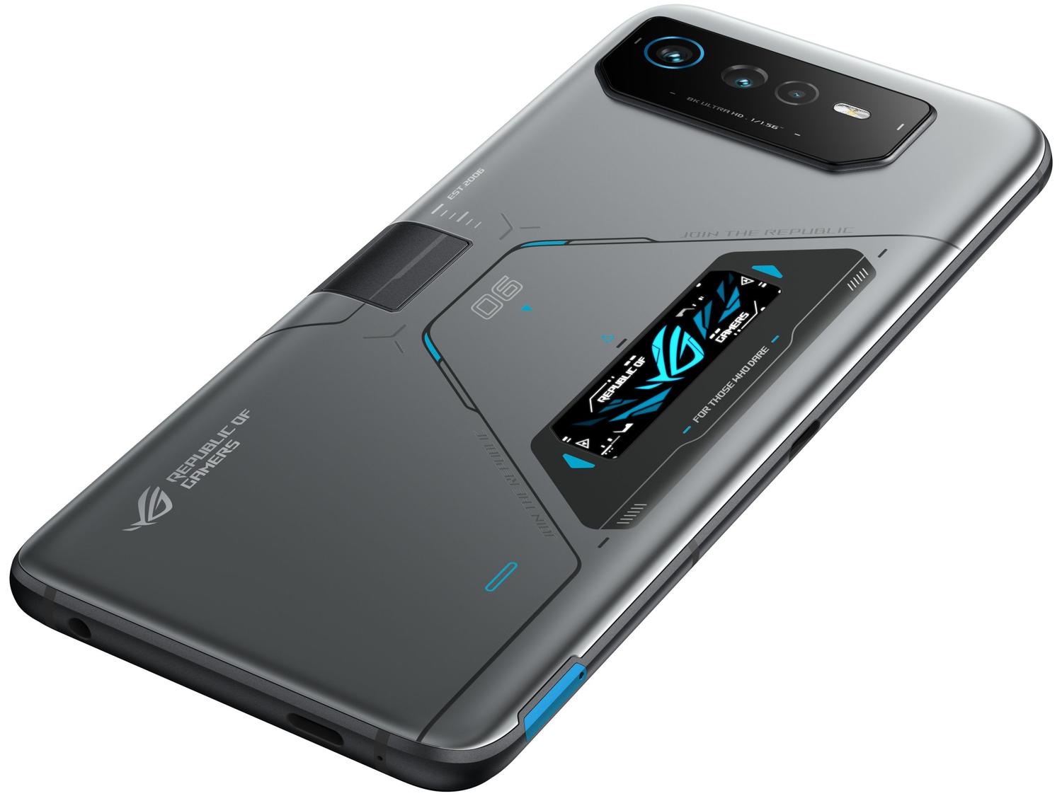 Smartphone Asus Rog Phone 6D Ultimate 512GB Cinza 5G Mediatek 16GB RAM 6,78" Câm. Tripla + Selfie 12MP Dual Chip