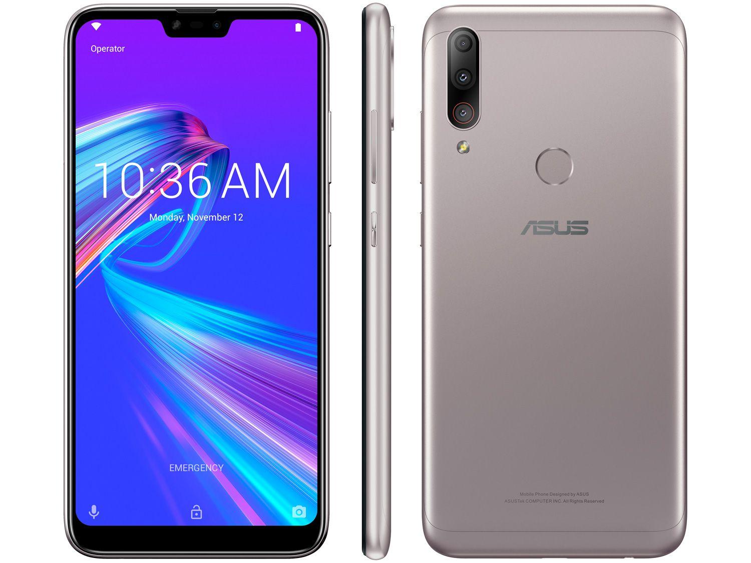 Smartphone Asus ZenFone Shot Plus 64GB Prata 4G Octa-Core 4GB RAM 6,26” Câm. Tripla + Selfie 8MP