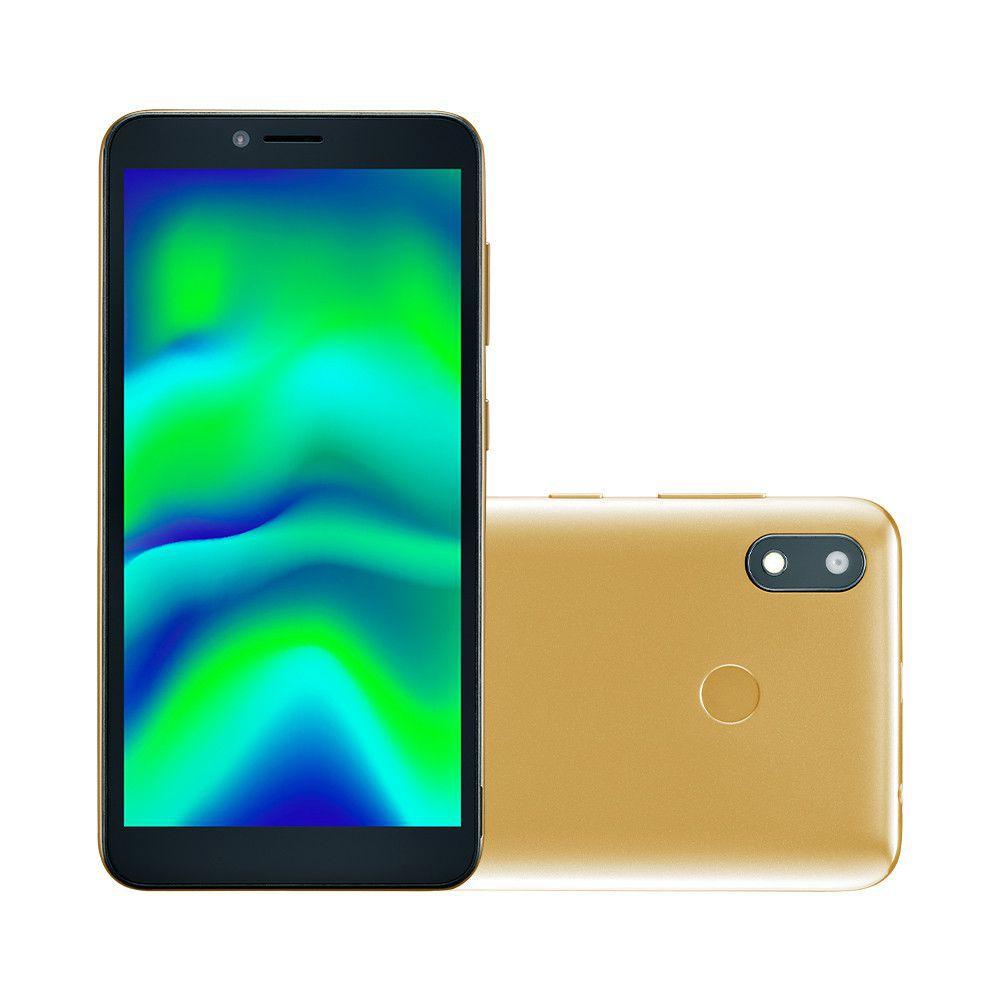 Smartphone F Pro 2 32 GB + 1GB RAM 4G Tela LDC 5.5 Câmera Traseira 8 MP + 5MP  Câmera Frontal Processador Quad Core Dourado Multilaser - P9153 -  Smartphone Multilaser - Magazine Luiza