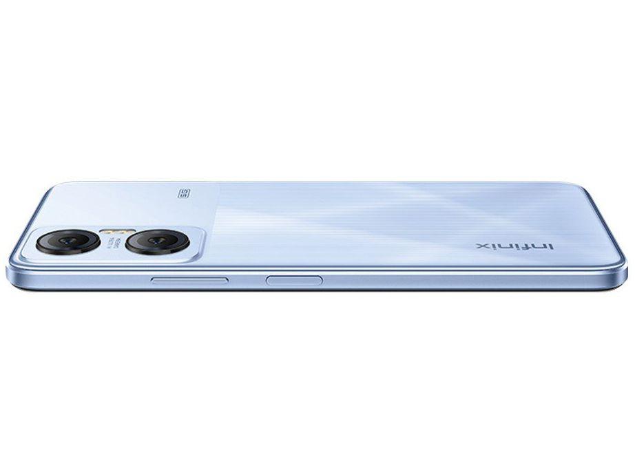 Smartphone Infinix Hot 20 128GB Azul 5G MediaTek Dimensity 810 4GB RAM 6,6" Câm. Dupla + Selfie 8MP Dual Chip