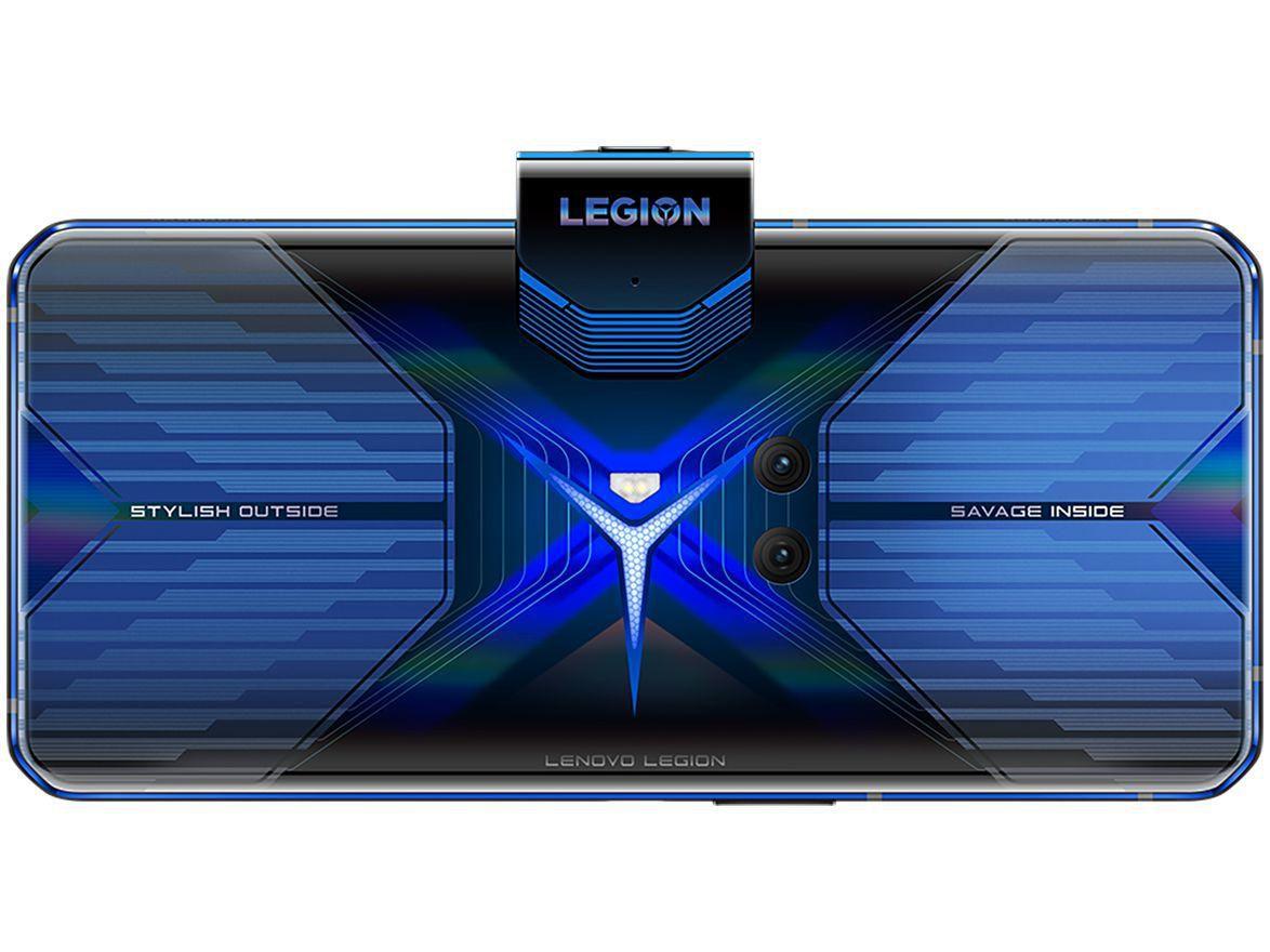 Smartphone Lenovo Legion Phone Duel 256GB - Blazing Blue 5G 12GB RAM 6,65” Câm. Dupla