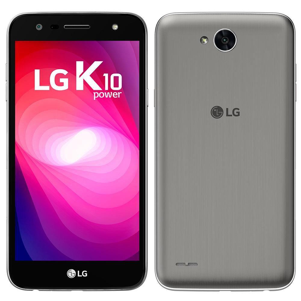 Smartphone LG K10 Power, Dual Chip, Titânio, Tela 5.5”, 4G+WiFi