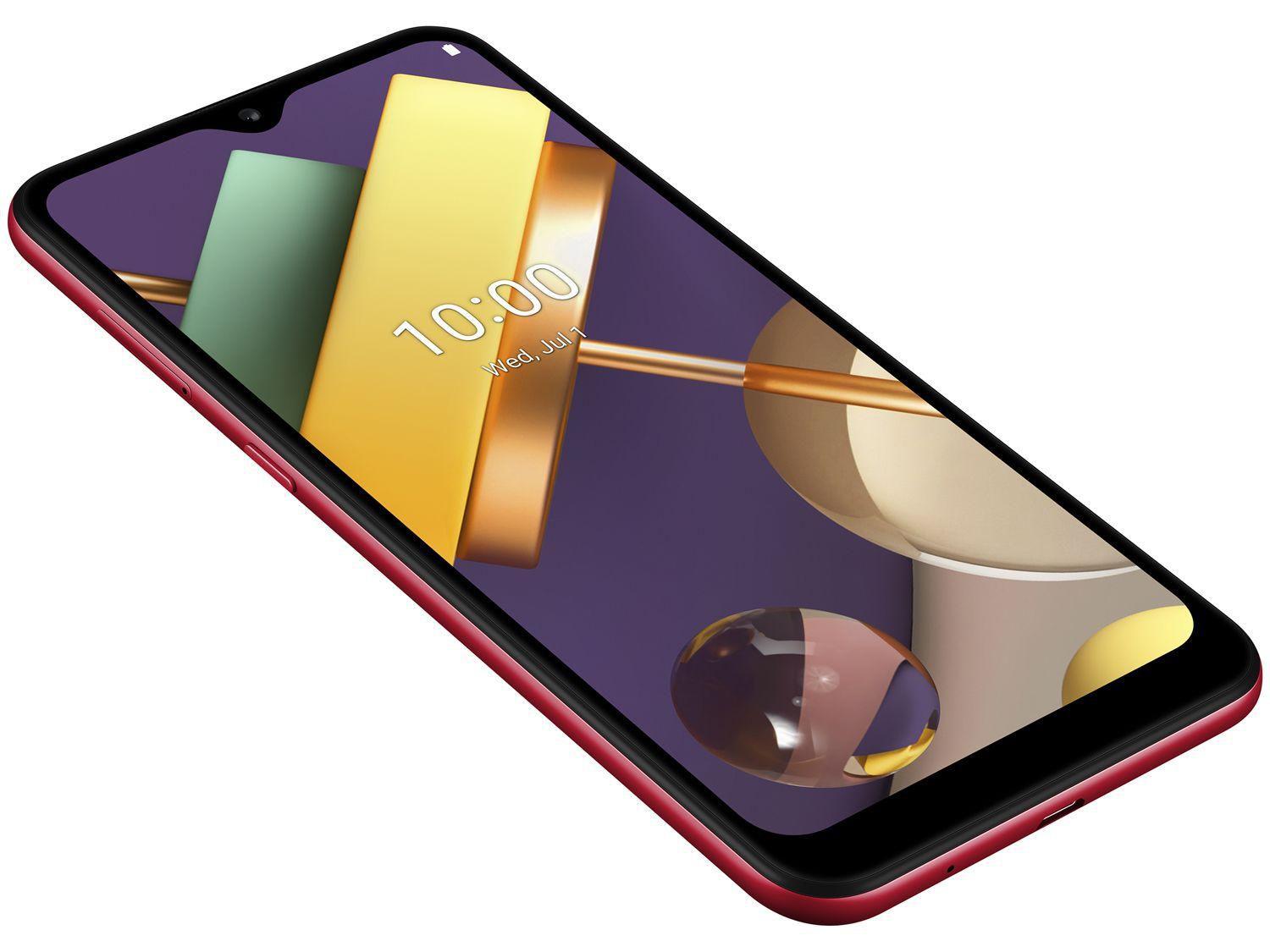 Smartphone LG K22 Red 4G Quad-Core 2GB RAM Tela 6,2” Câm. Dupla + Selfie 5MP Dual Chip