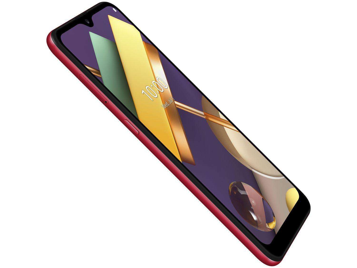 Smartphone LG K22 Red 4G Quad-Core 2GB RAM Tela 6,2” Câm. Dupla + Selfie 5MP Dual Chip